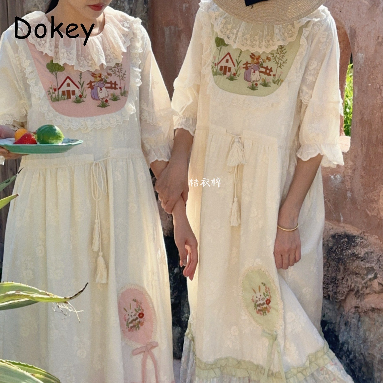 Sukienka midi w stylu vintage  – French Vintage Floral Midi Dress recenzja i cena