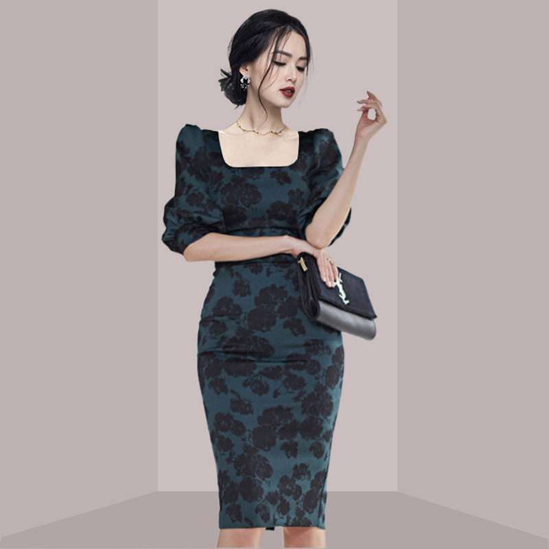 Elegancka, kobieca sukienka mi – French Vintage Floral Midi Dress recenzja i cena