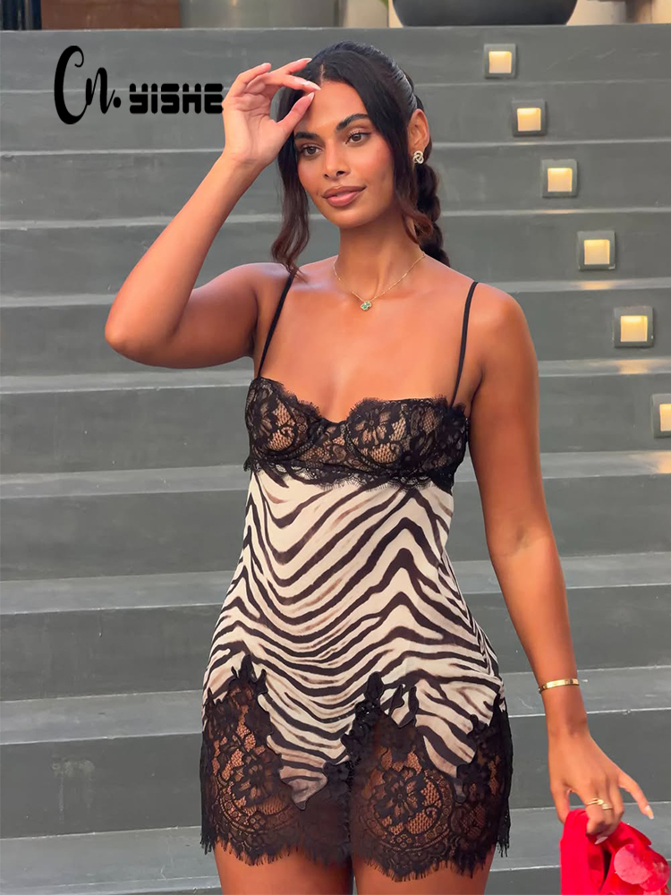 CNYISHE Sukienki damskie z nad – Sexy Mesh Sheer Bodycon Dress recenzja i cena