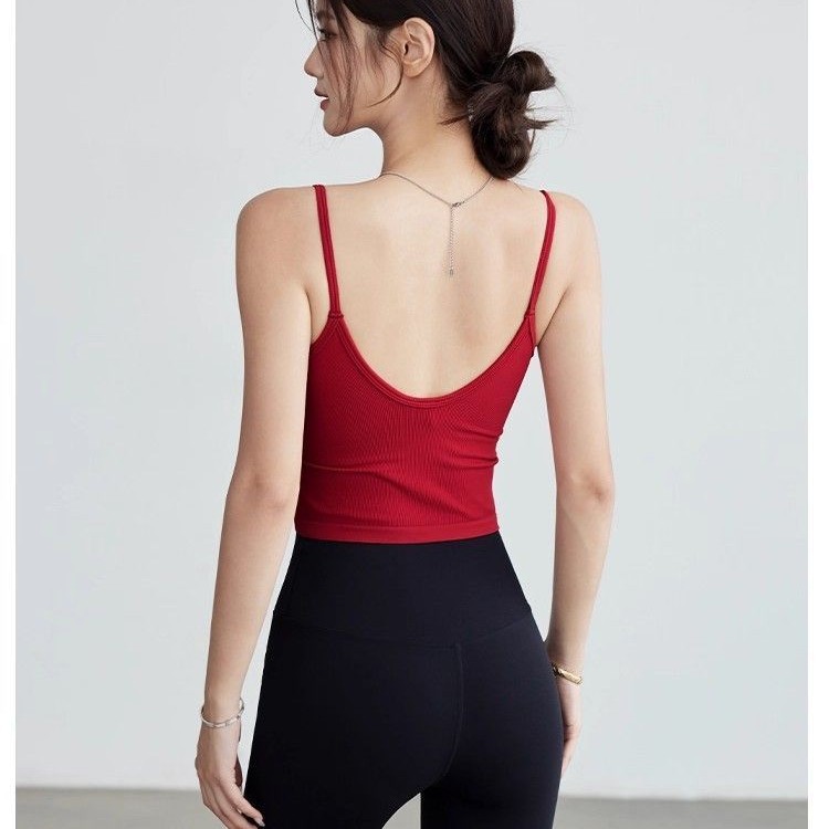 Damski Bezszwowy Prążkowany To – Seamless Ribbed Workout Tank Top recenzja i cena