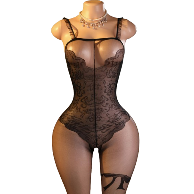 1 x Uwodzicielskie czarne koro – Lingerie recenzja i cena